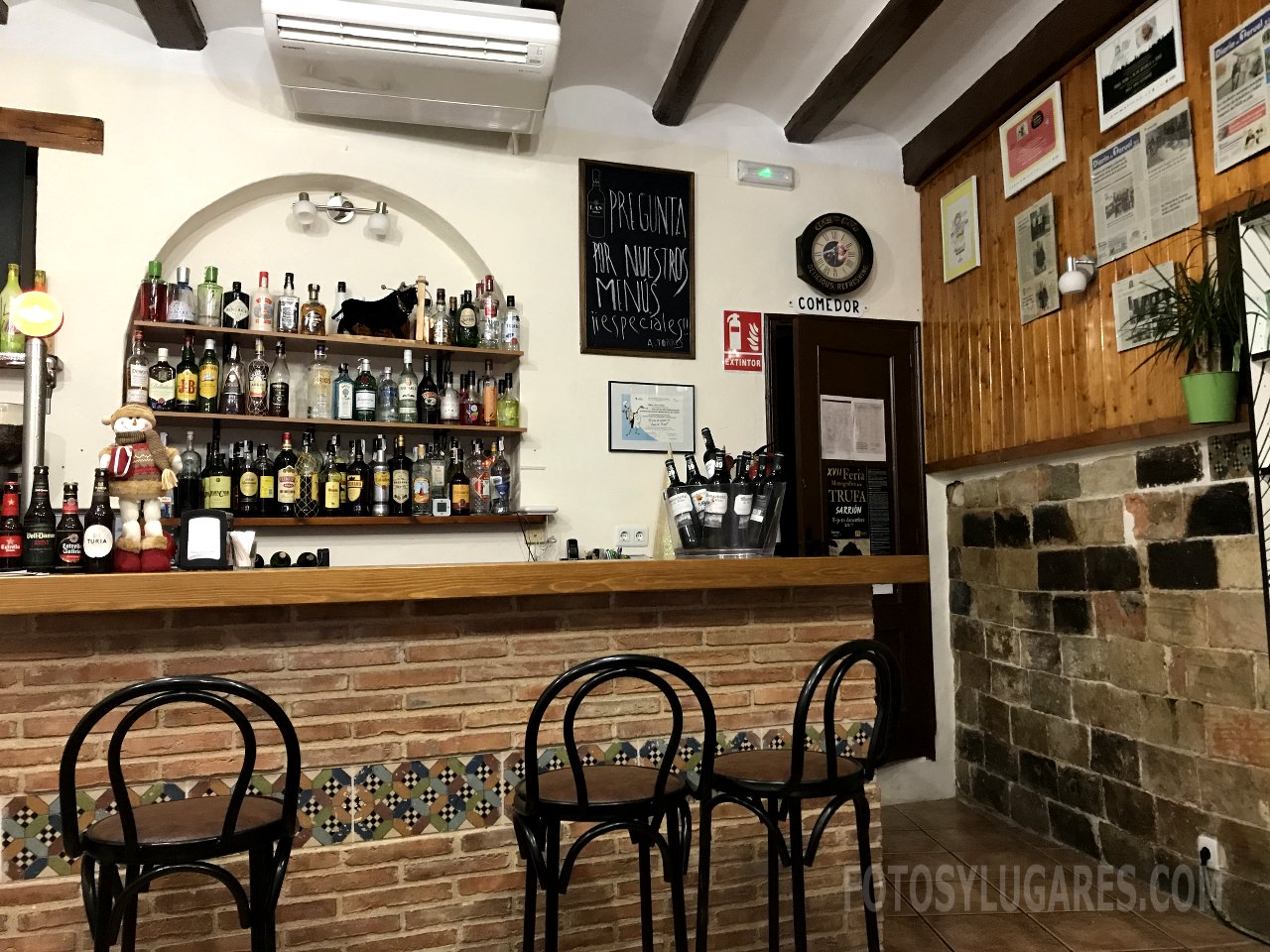 Interior del Restaurante Ángela Torres